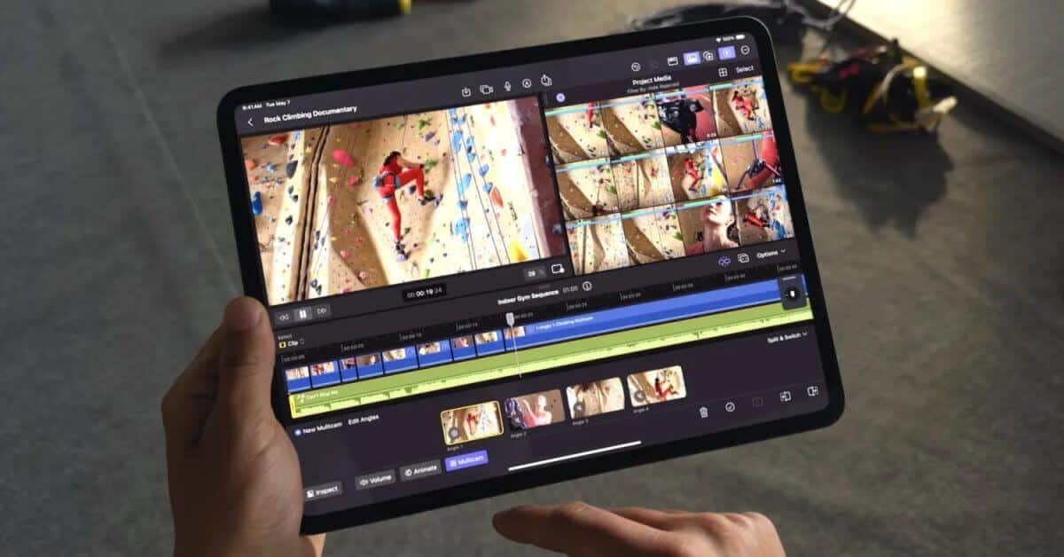 Новые версии Final Cut и Logic Pro для iPad используют возможности чипа M4.