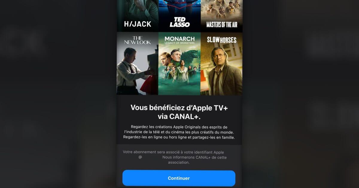 Абоненты Canal+ теперь могут бесплатно смотреть Apple TV+ в приложении Apple TV.