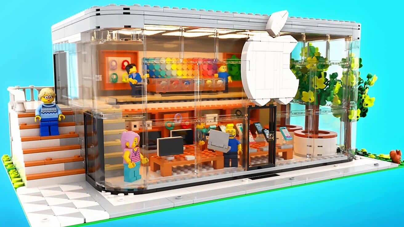 В Apple Store, созданном фанатами Lego, полно пасхальных яиц
