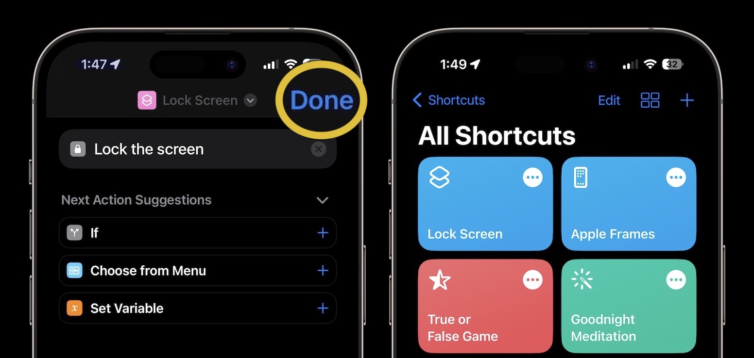 Ярлык экрана блокировки iPhone 2