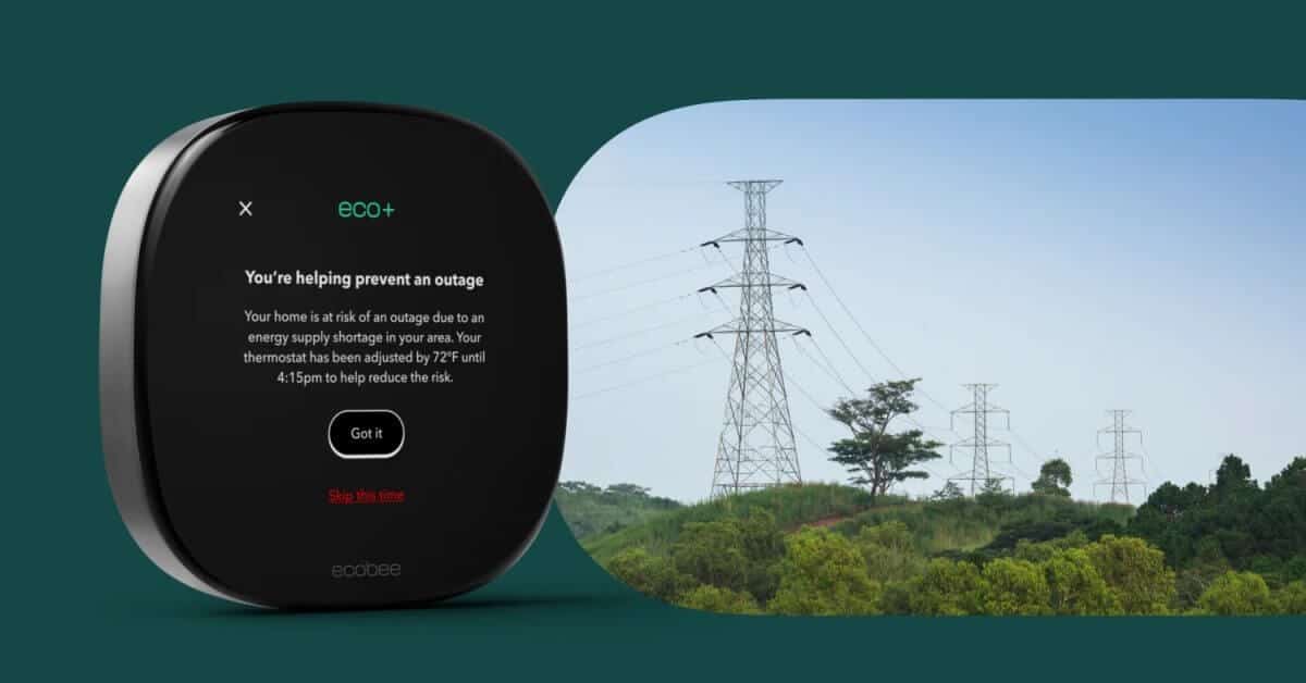 Умный термостат Ecobee получил автоматизацию стабильности сети