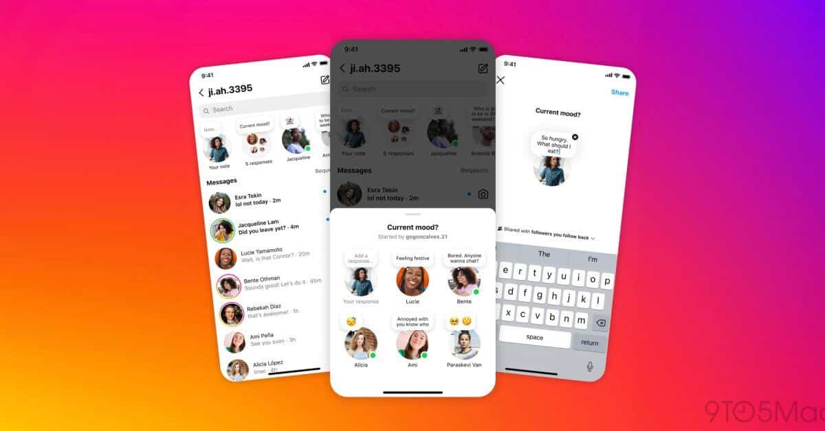 Instagram дополняет Заметки лайками, упоминаниями и подсказками