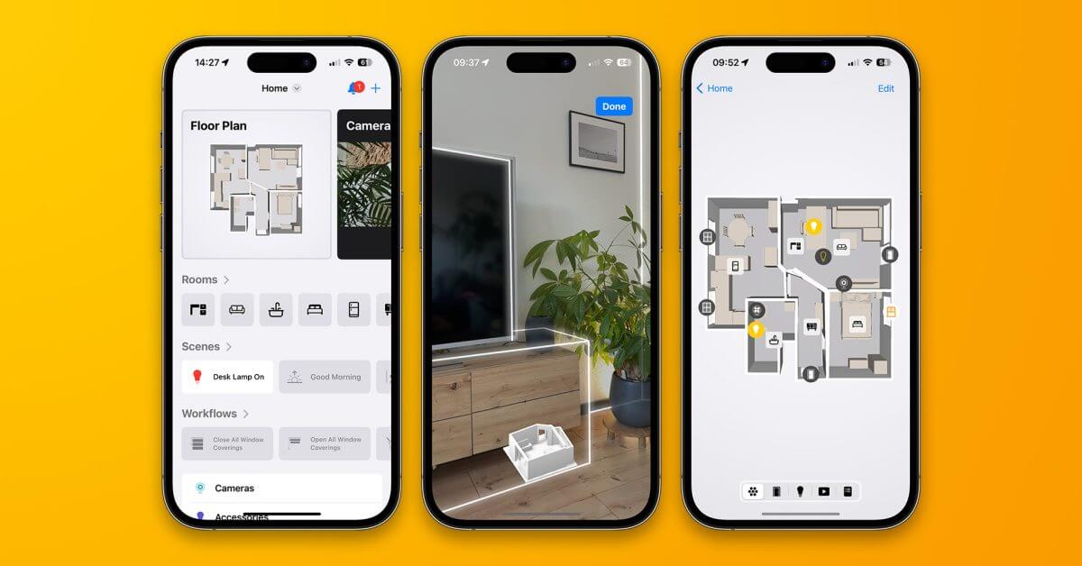Контроллер для HomeKit обновлен новой функцией 3D «План этажа»