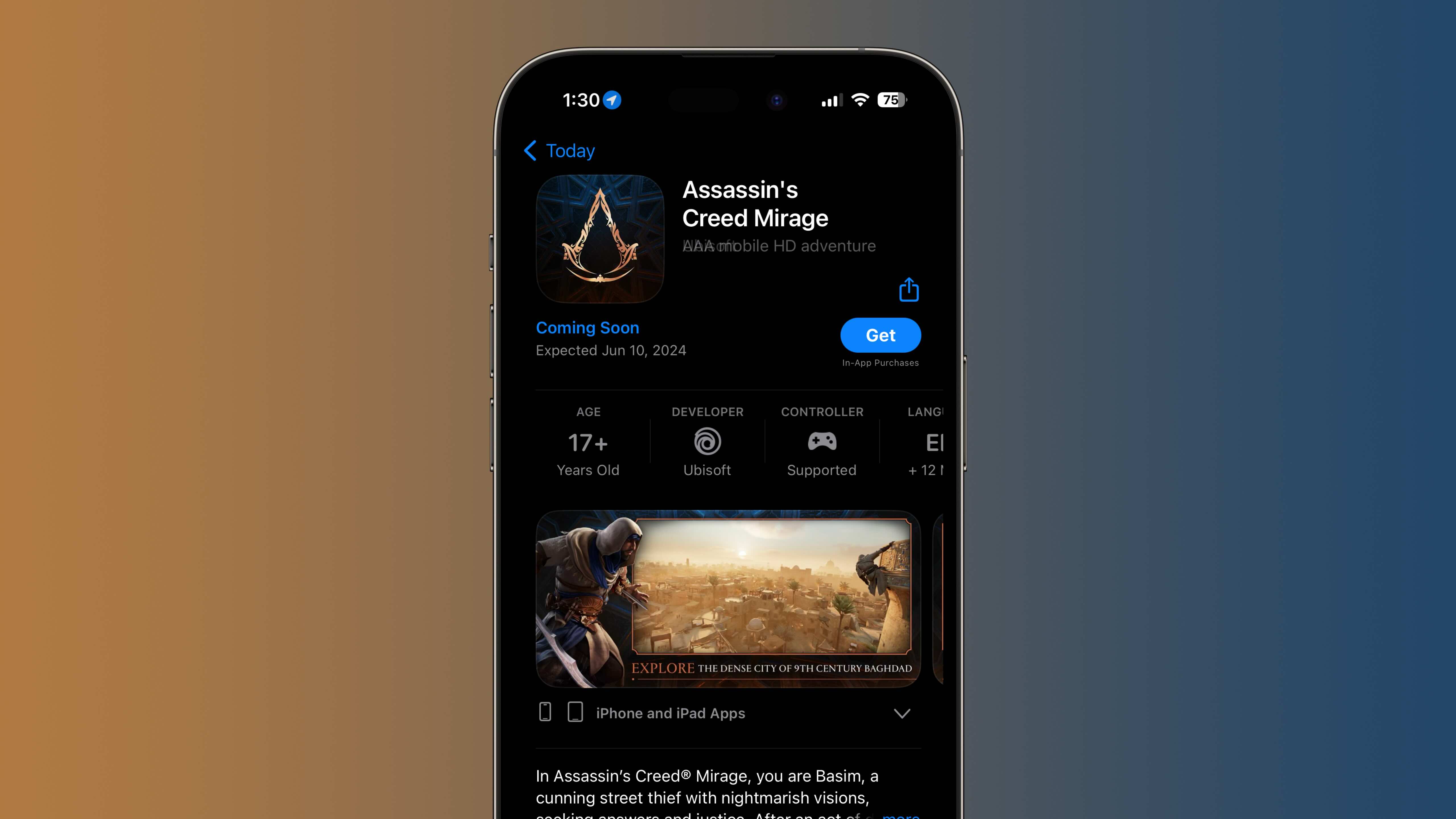 Assassin's Creed Мираж на iPhone