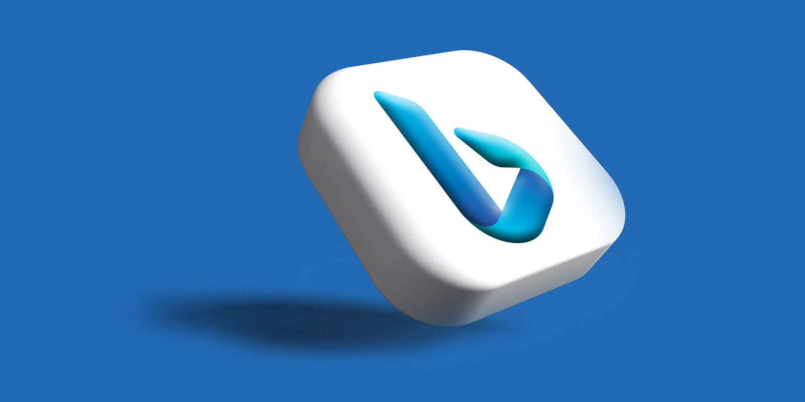 Bing вниз для многих | 3D логотип