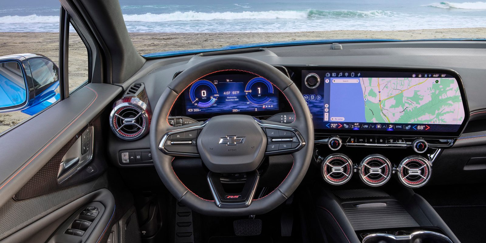 General Motors отказывается от CarPlay | Шевроле Блейзер EV RS 2024 года