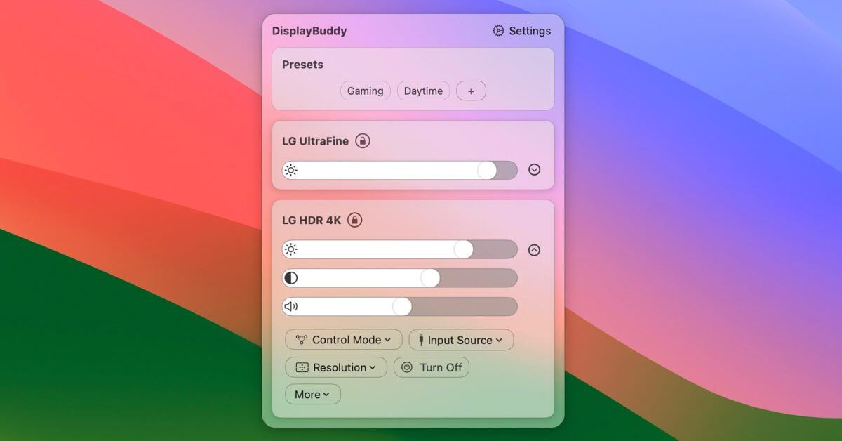 DisplayBuddy для Mac теперь работает с интеллектуальными мониторами Samsung