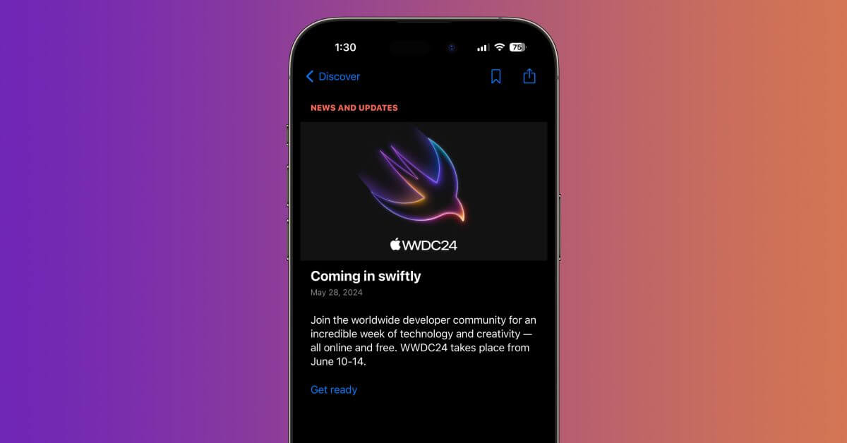 Apple Developer обновился новыми функциями в преддверии WWDC 2024