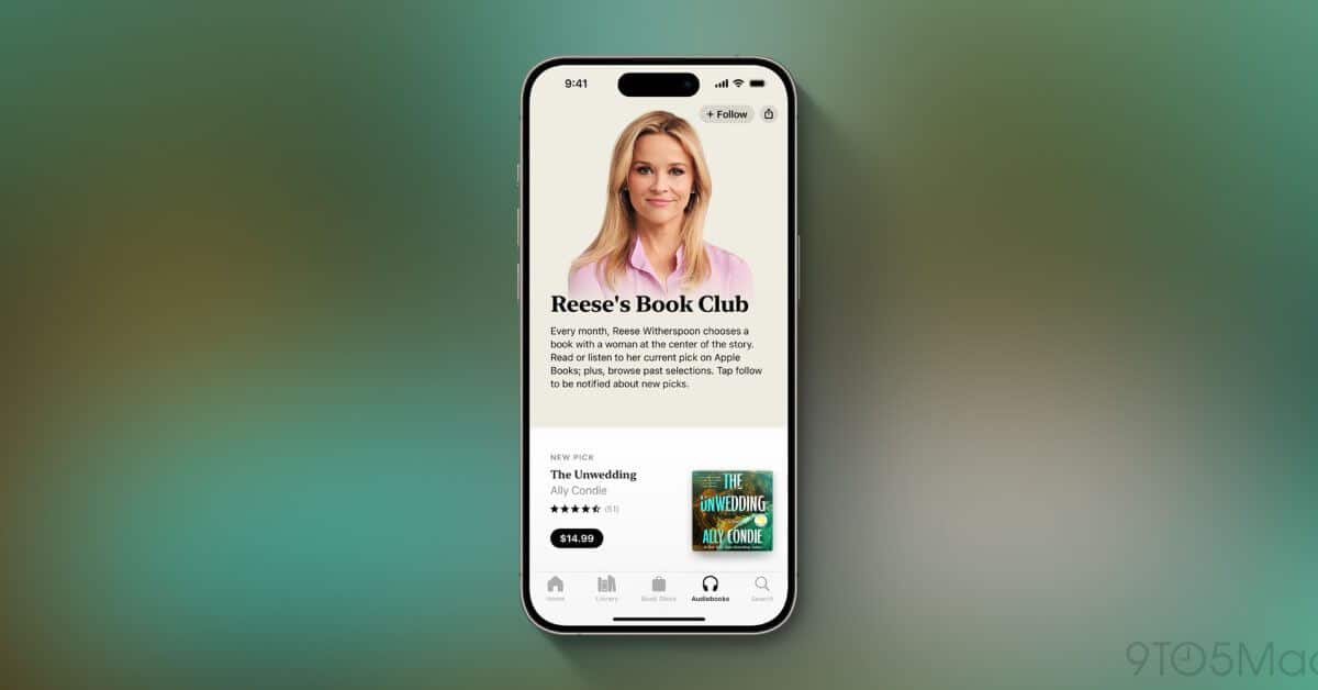 Apple Books теперь является официальным домом аудиокниг Книжного клуба Риза.
