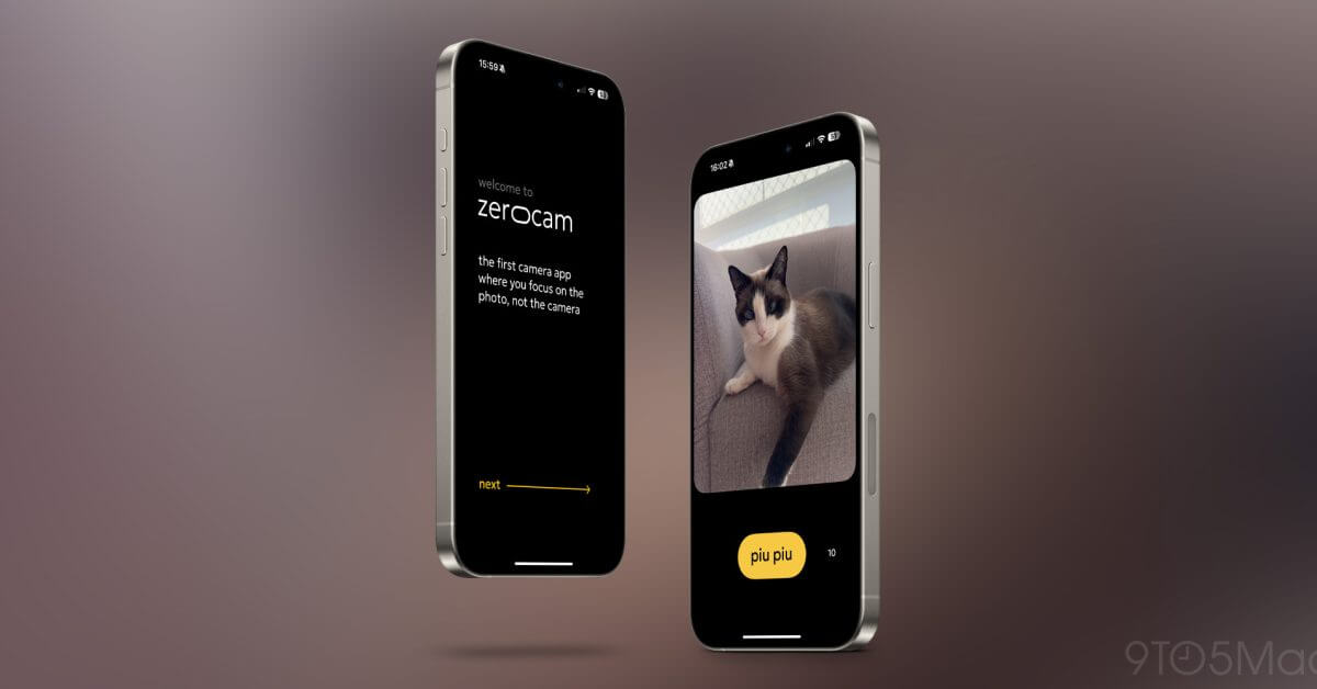 Zerocam — приложение для камеры iPhone без настроек