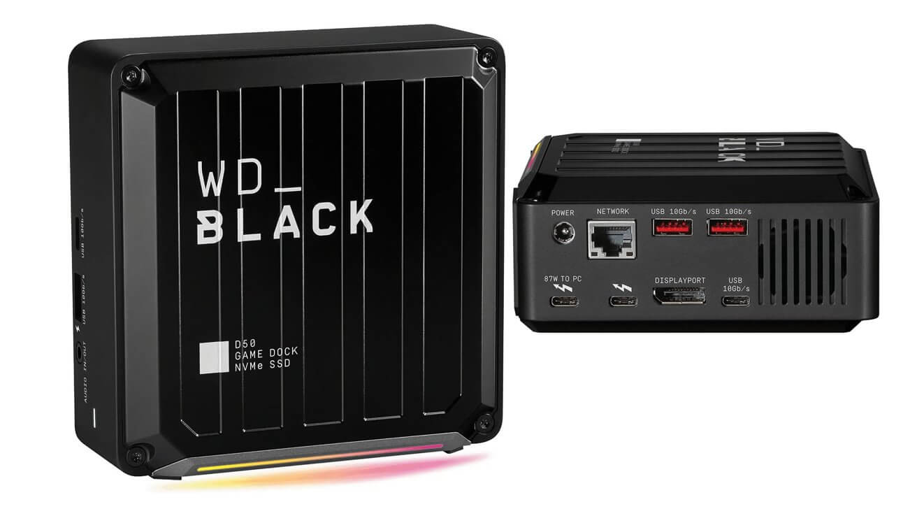 Купите игровую док-станцию ​​WD Black D50 емкостью 1 ТБ за 129,99 долларов США.