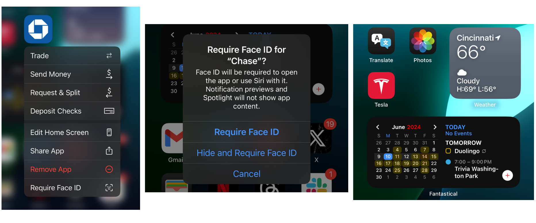 Скрыть и заблокировать приложения на iPhone с iOS 18