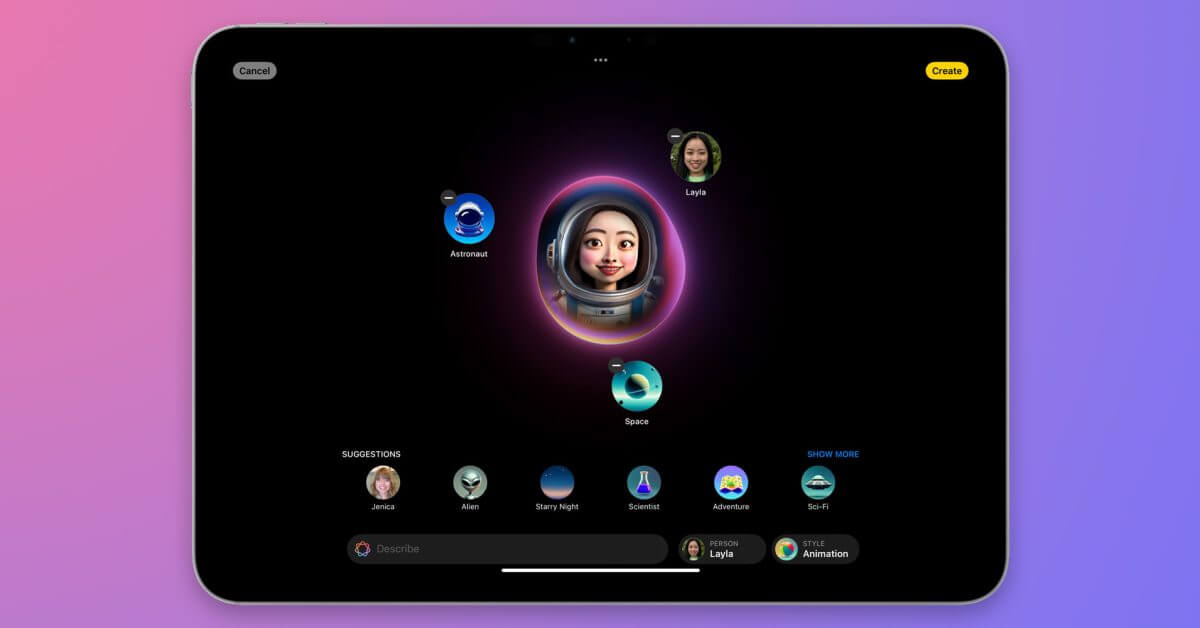 iOS 18 Image Playground для маркировки изображений, созданных искусственным интеллектом, в метаданных