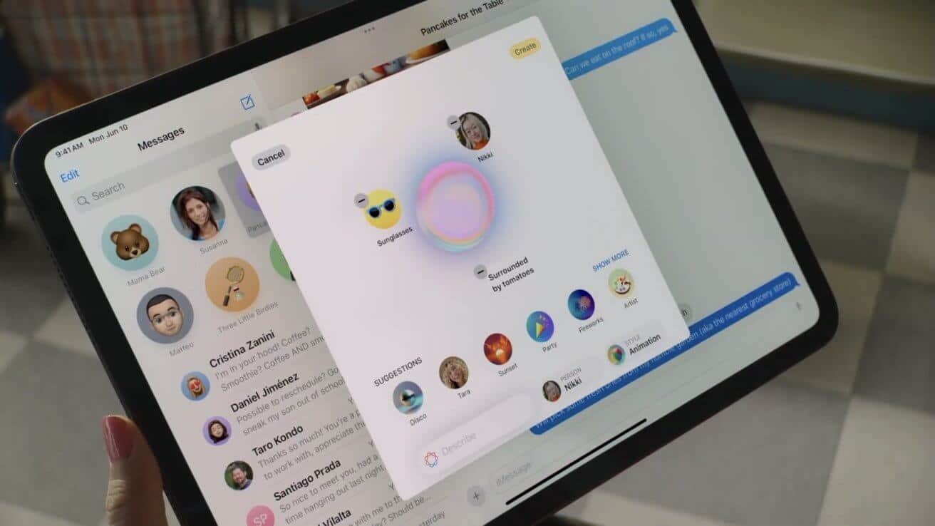 Как Apple будет маркировать изображения AI, созданные с помощью Image Playground