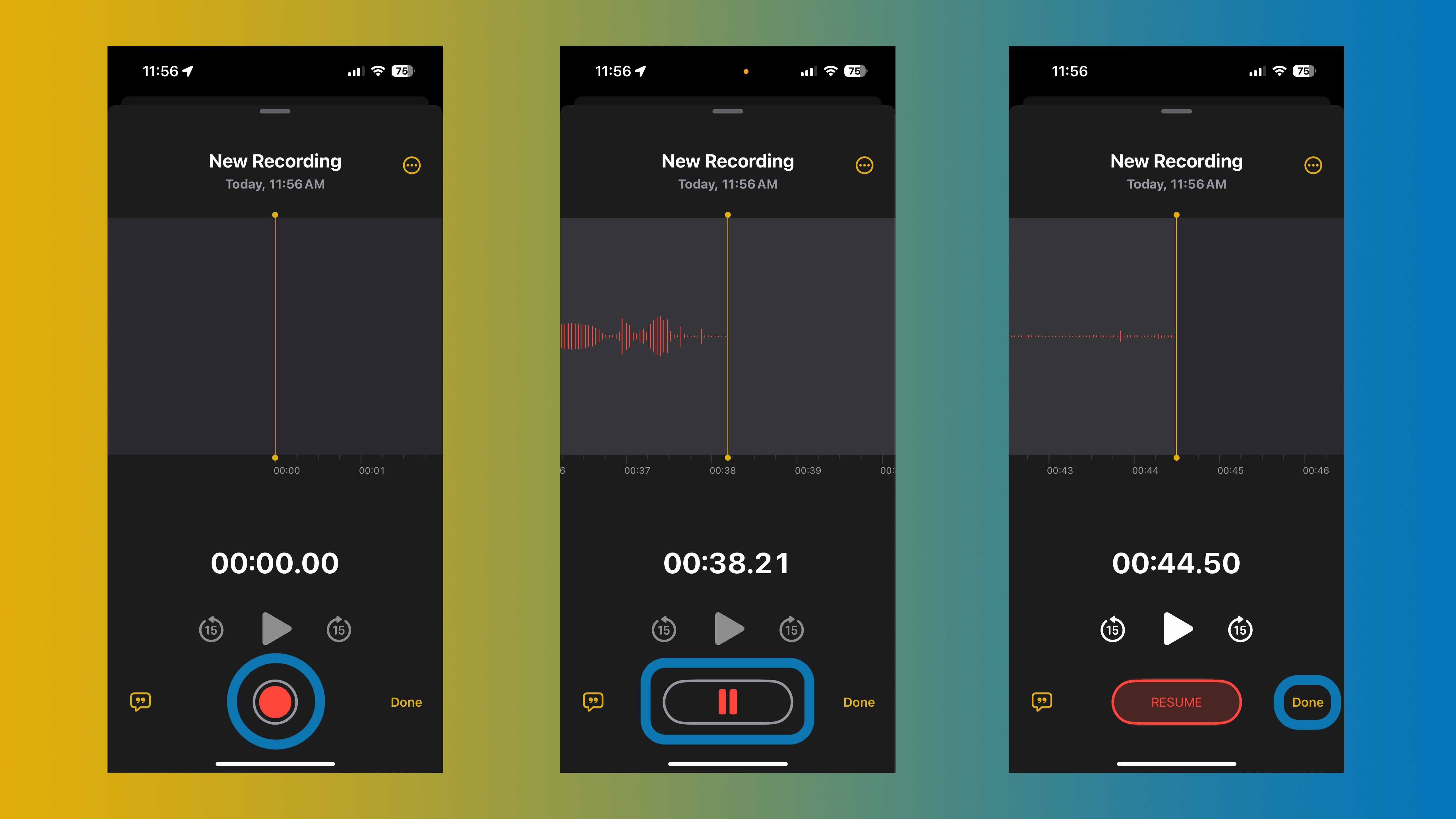 Транскрипция аудио Apple Notes iOS 18 2