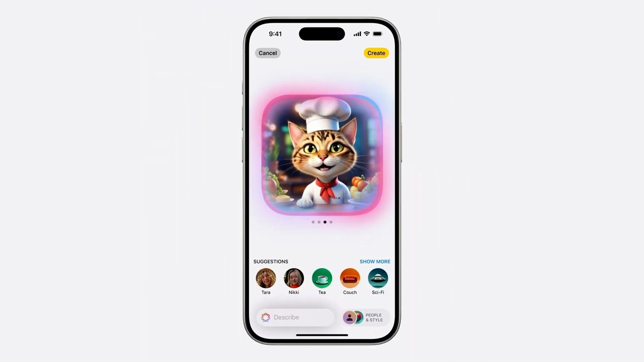 Image Playground — новое приложение в iOS 18.