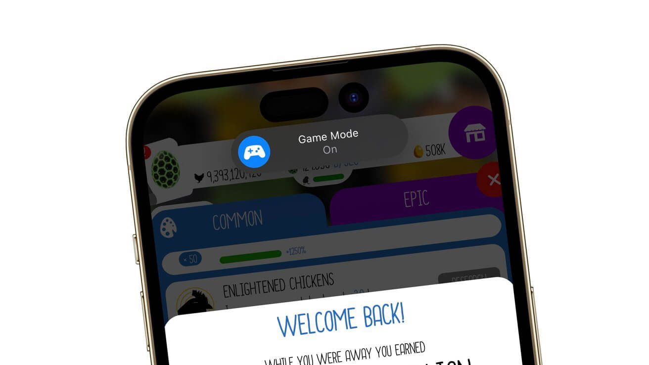 Как отключить игровой режим в iOS и iPadOS