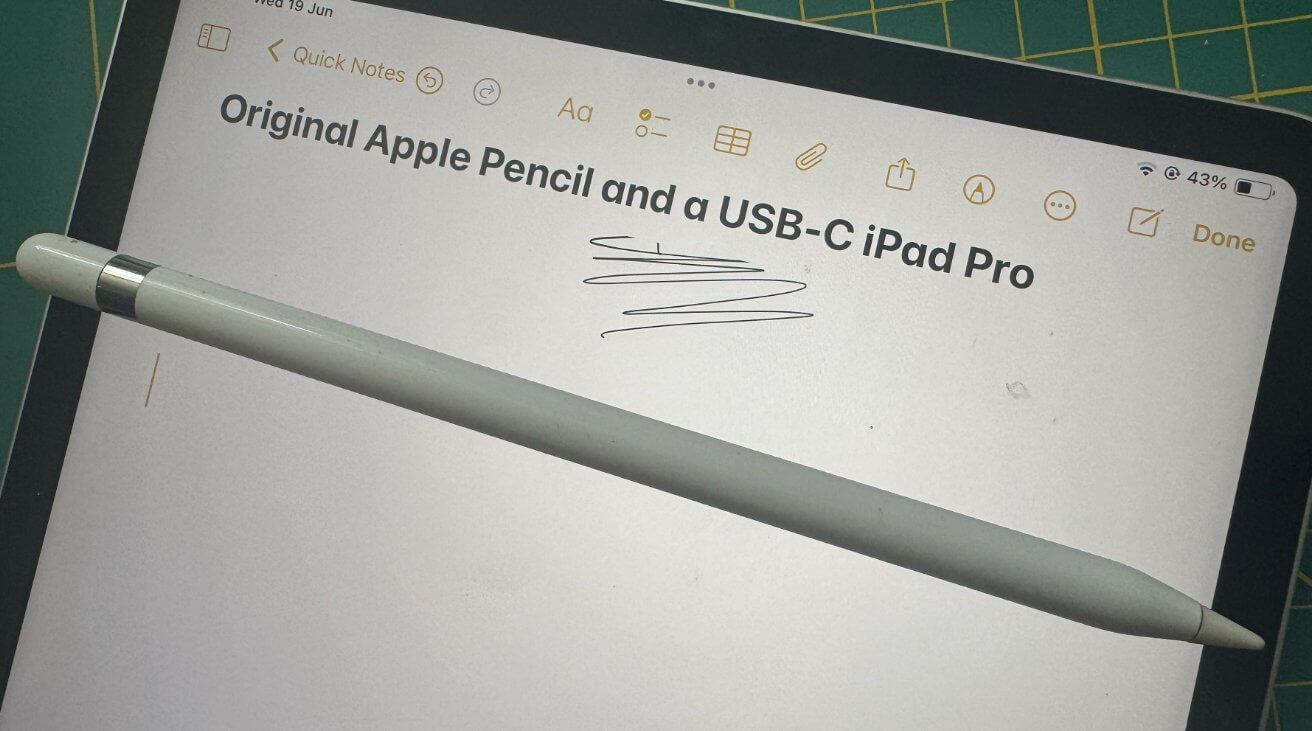 Как использовать оригинальный Apple Pencil с новым iPad