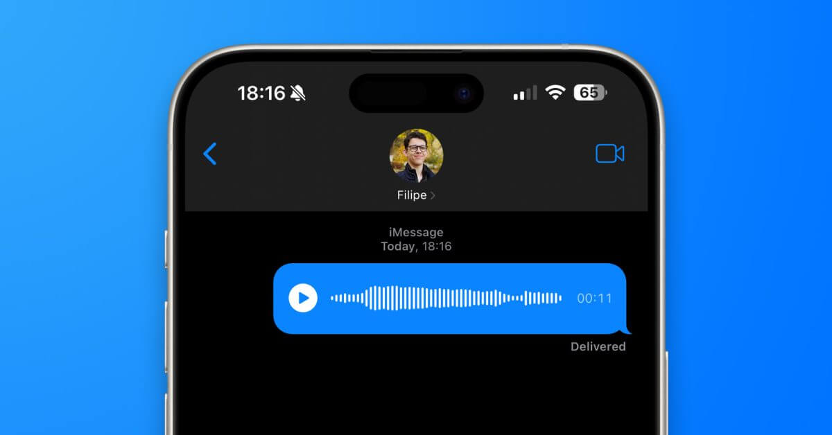 Вот как настроить скорость воспроизведения аудио в iMessage