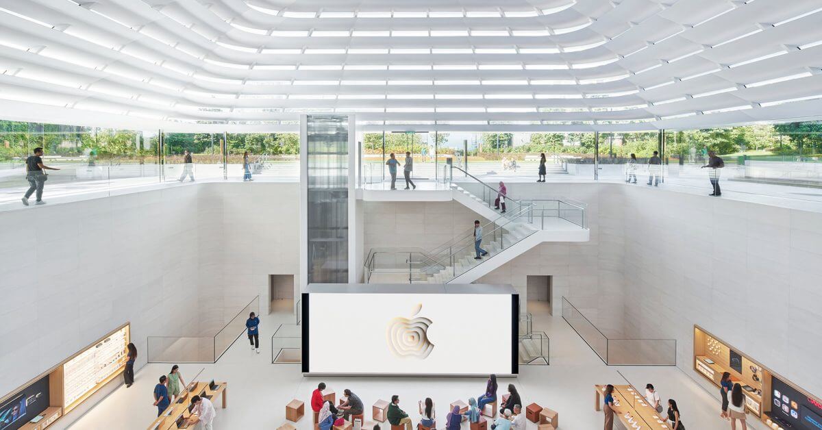 Apple Store TRX в Куала-Лумпуре выглядит так же круто внутри, как и снаружи