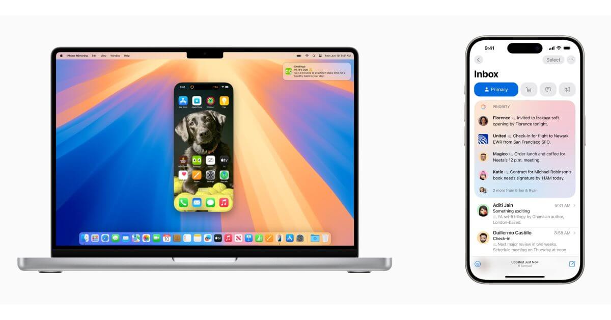Apple Intelligence, iPhone Mirroring на Mac и SharePlay Screen Sharing не будут доступны в ЕС при запуске