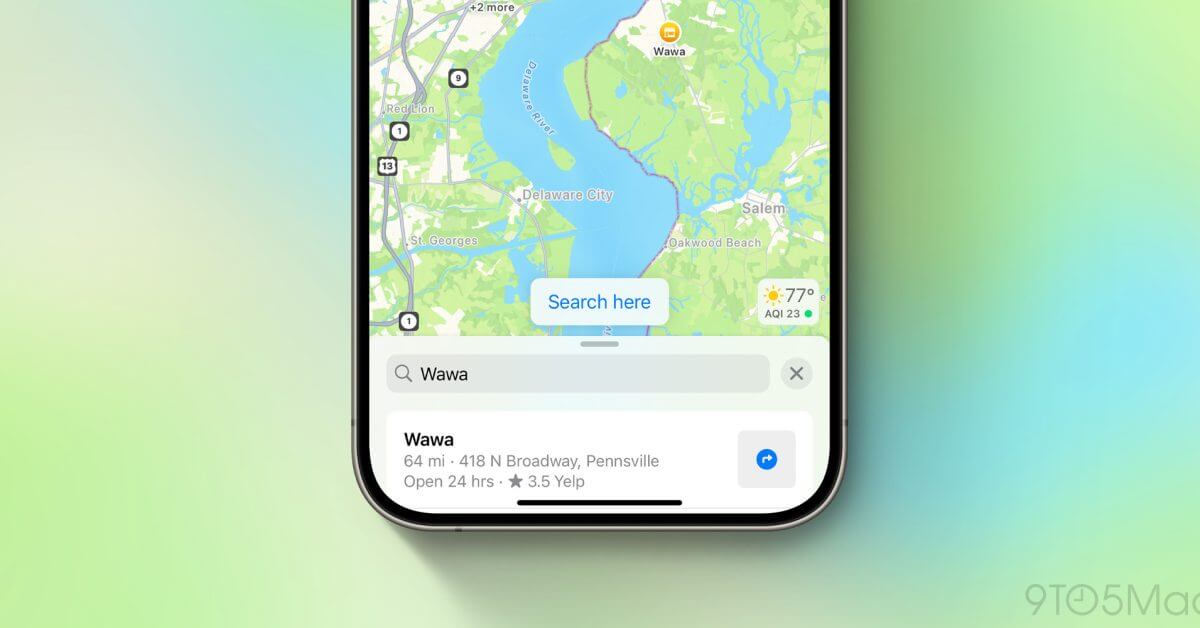 iOS 18 добавляет столь необходимую новую функцию для поиска Apple Maps