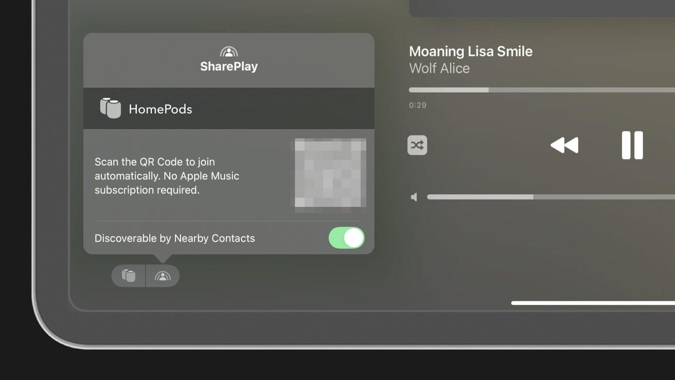 SharePlay в Apple Music становится более доступным в iPadOS 18