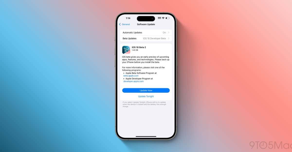 iOS 18 beta 2: все новое