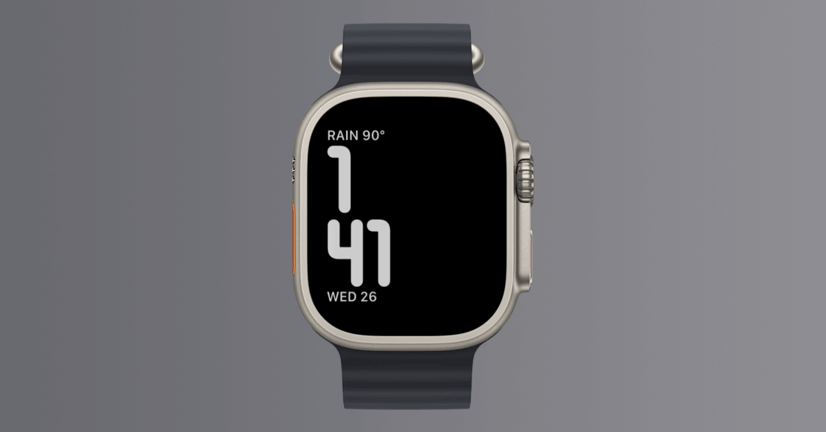 Мой любимый новый минималистичный циферблат Apple Watch