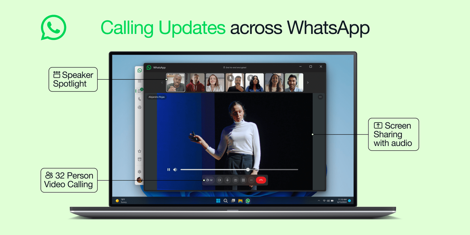 Функции видеозвонков WhatsApp | Промо-изображение