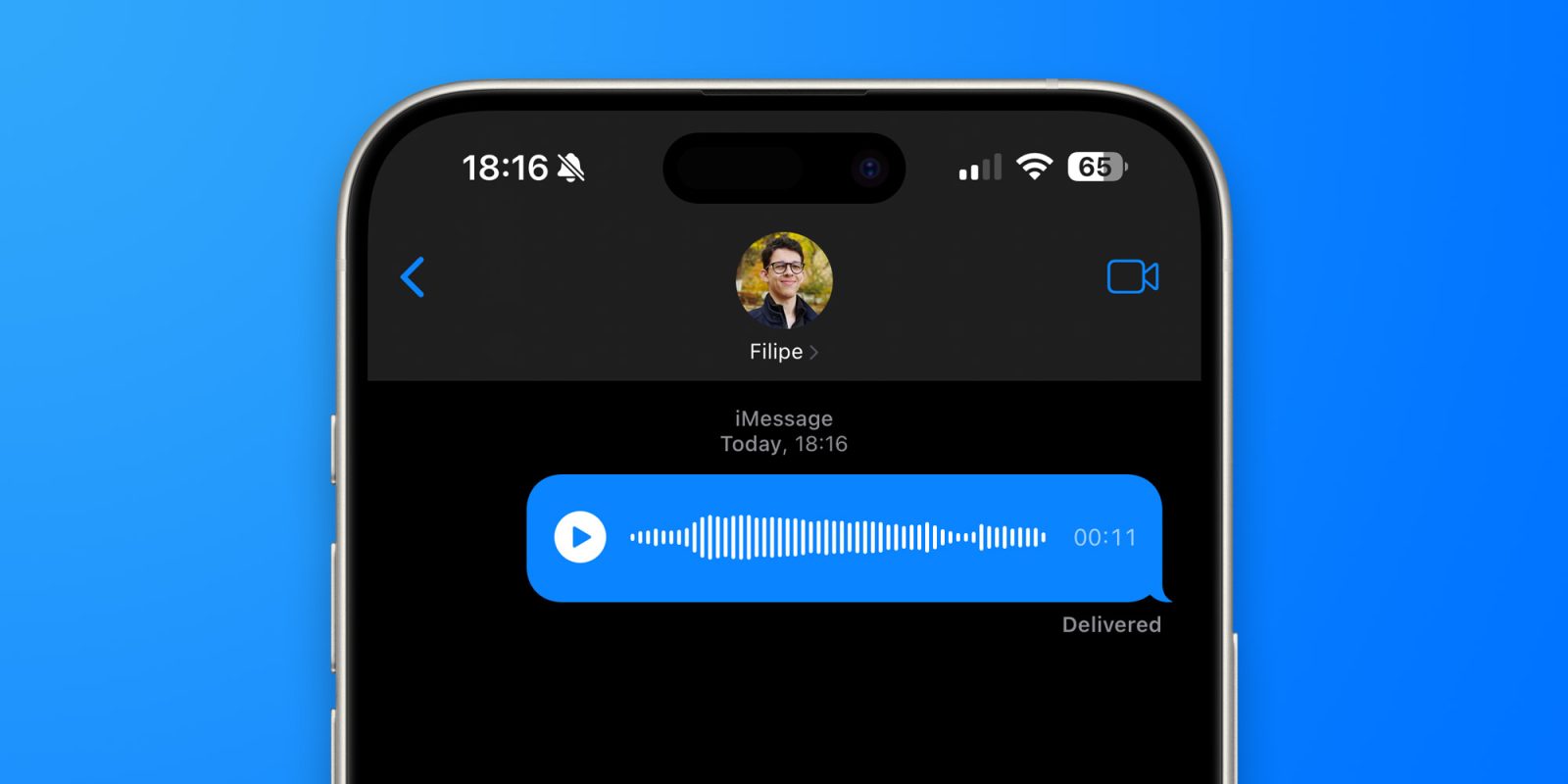 Звуковые сообщения iMessage
