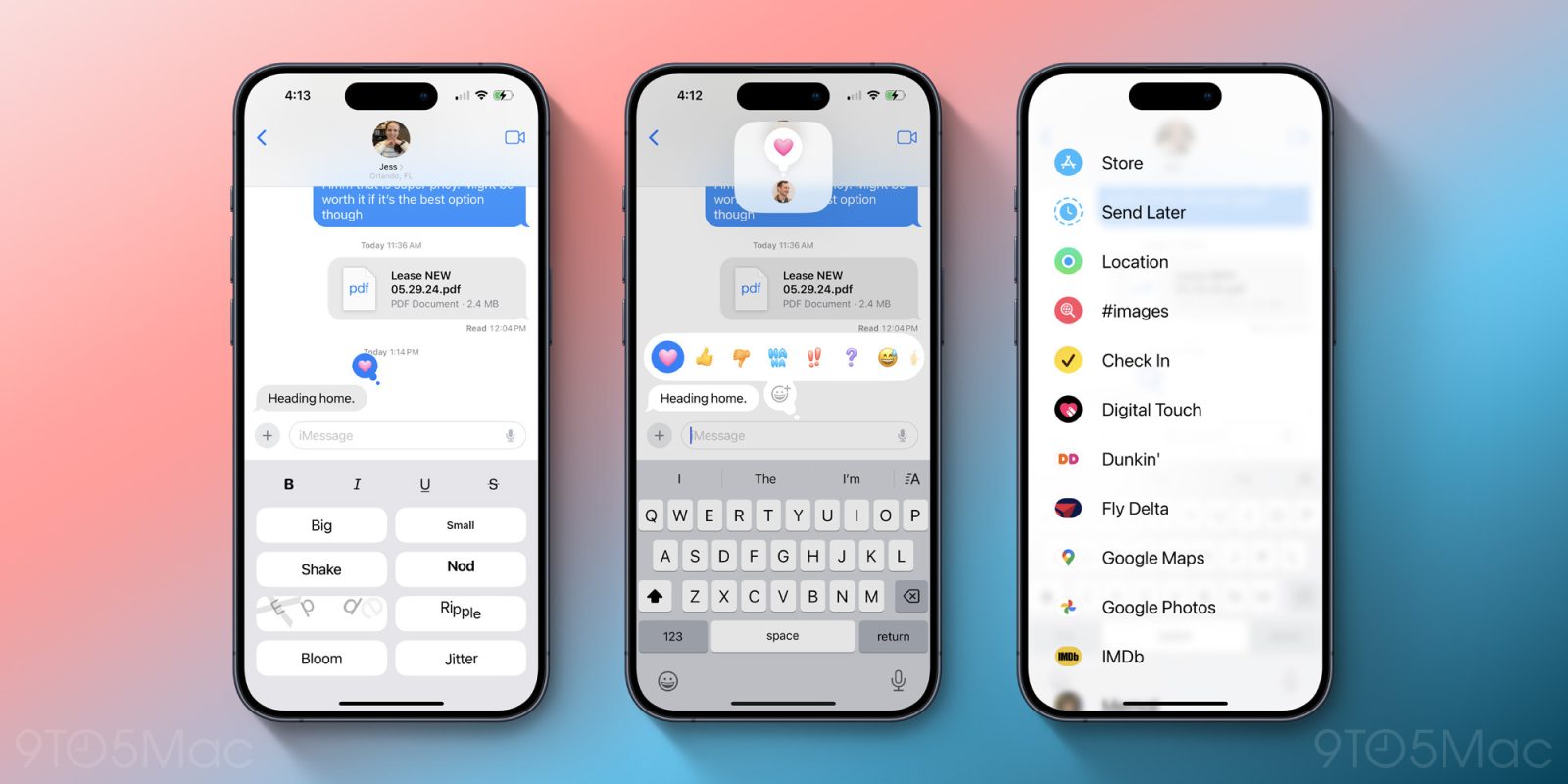 Приложение «Сообщения» iOS 18