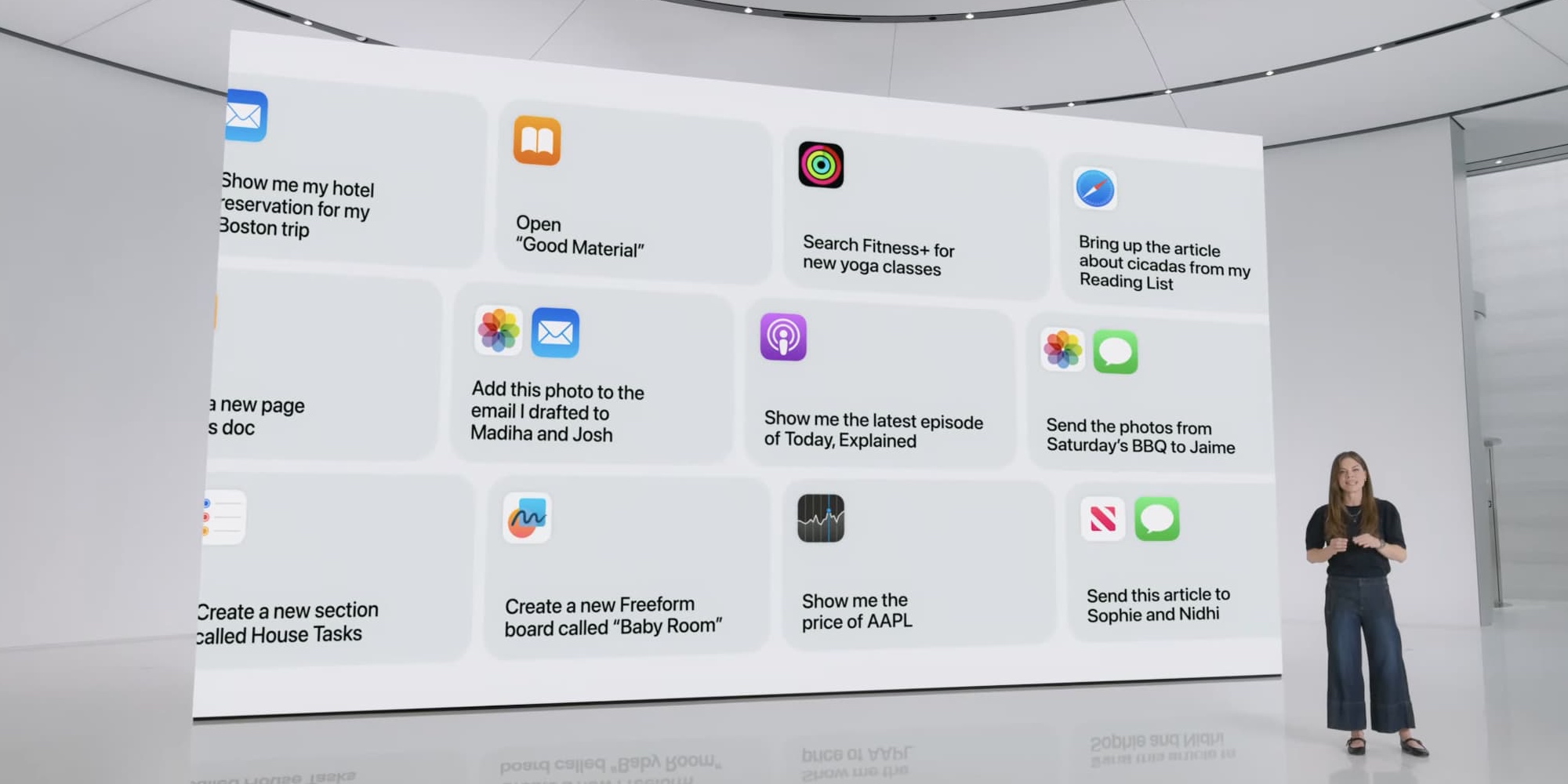 Действия Siri в iOS 18