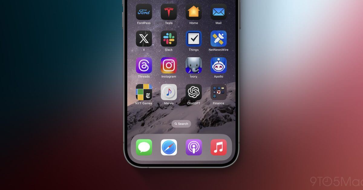 iOS 18 beta 3 предоставляет большинству значков сторонних приложений версии темного режима
