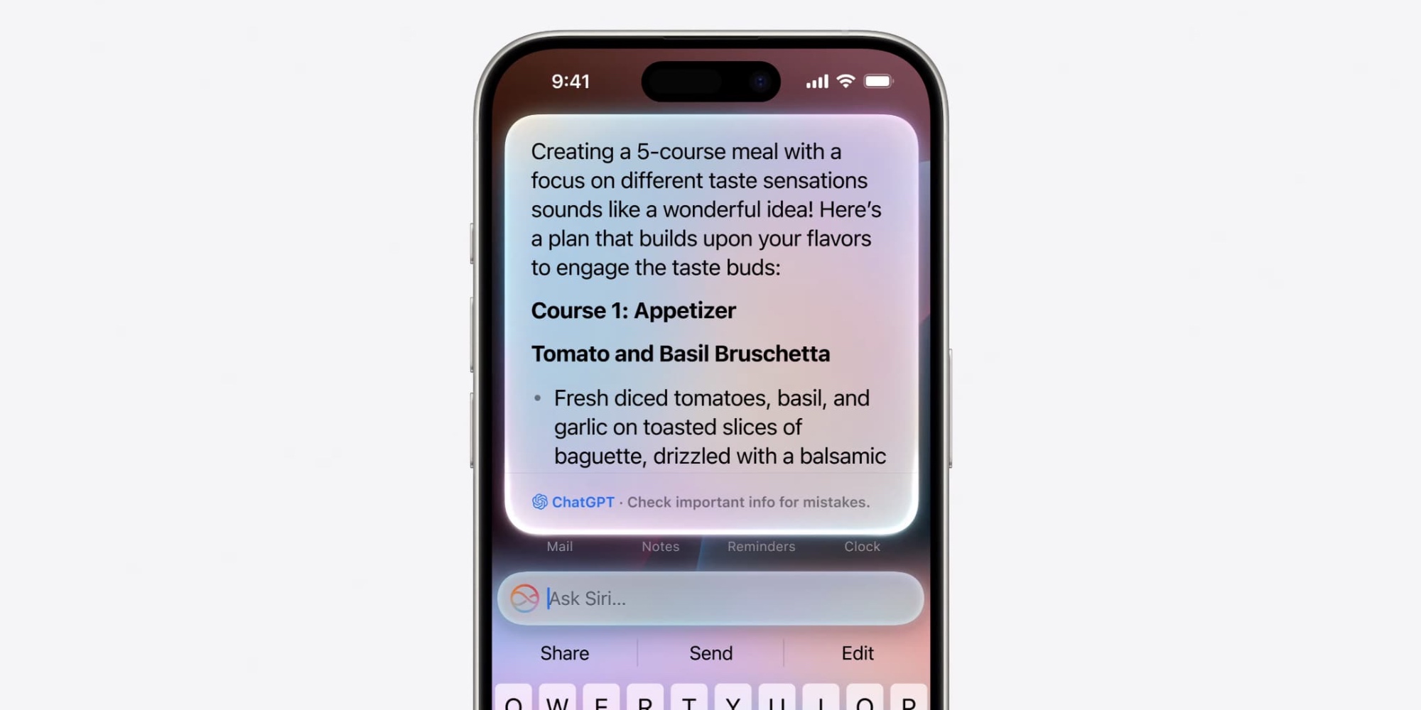 ChatGPT в iOS 18