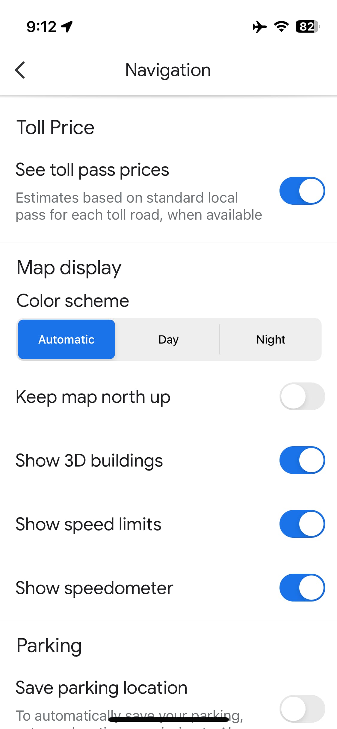 Google Maps спидометр iPhone