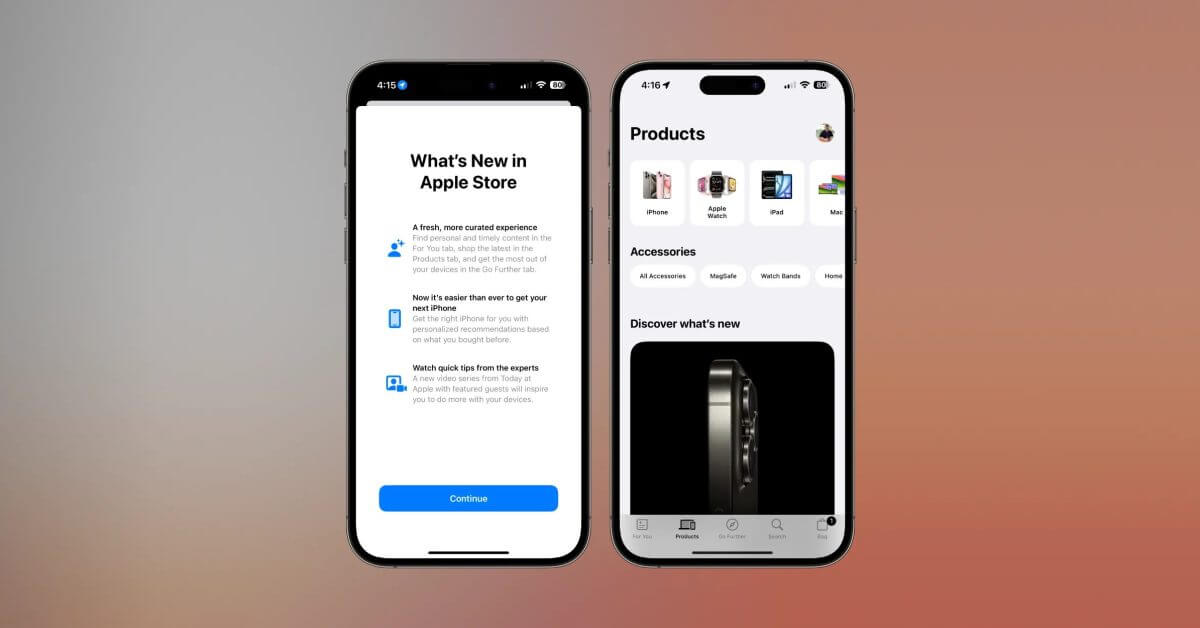 Приложение Apple Store обновлено: новый дизайн, новая вкладка «Далее» и многое другое