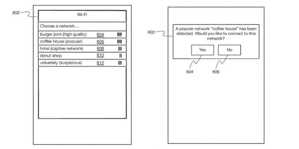 Патент Apple намекает на новую систему ранжирования сетей Wi-Fi в iOS