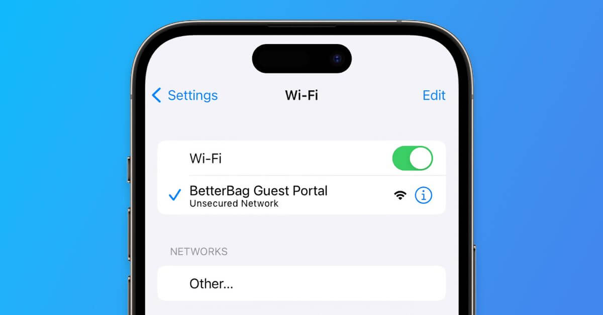 Патент Apple намекает на новую систему ранжирования сетей Wi-Fi в iOS