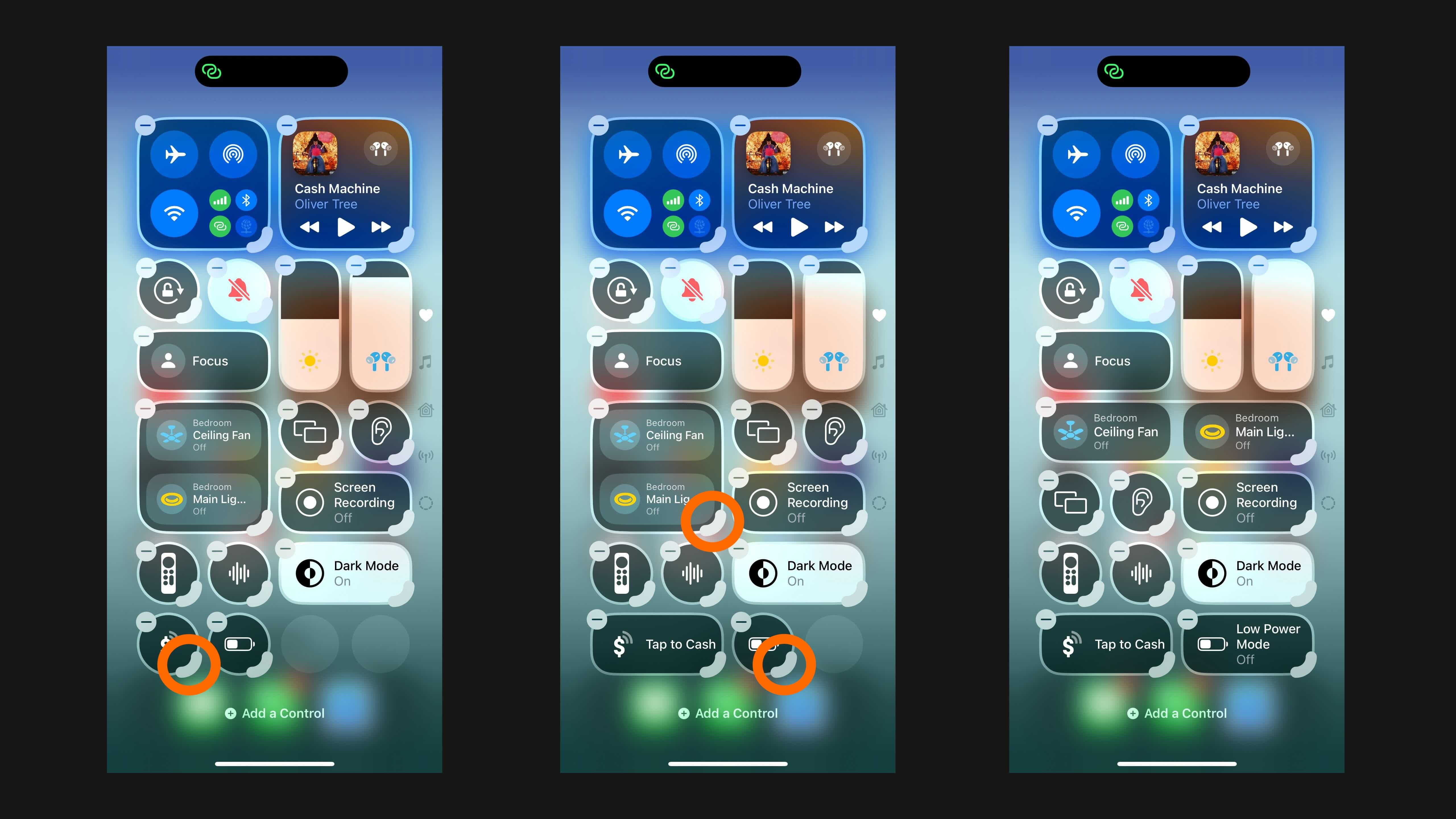 Настройка и использование Центра управления iOS 18 2