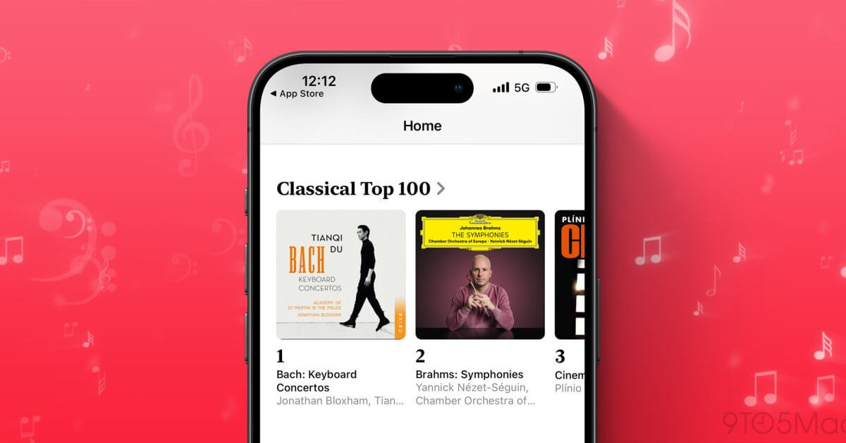 Apple Music Classical представляет новый чарт Top 100 для альбомов