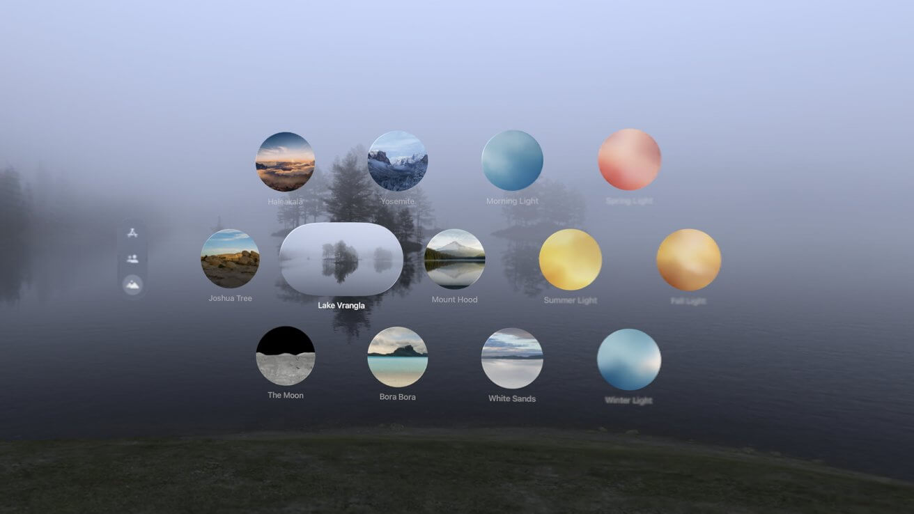 Окружающая среда озера Врангла доступна всем пользователям Apple Vision Pro