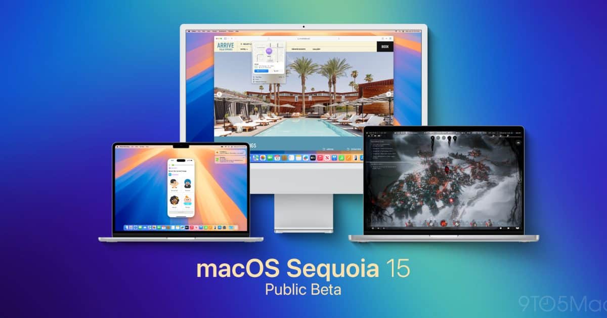 Apple выпускает публичную бета-версию 2 для macOS Sequoia, watchOS 11 и tvOS 18