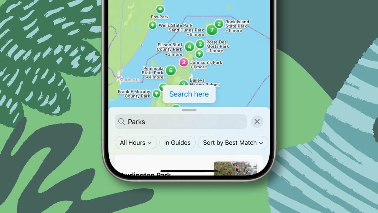 Как использовать новую функцию «Поиск здесь» в Картах Apple с iOS 18
