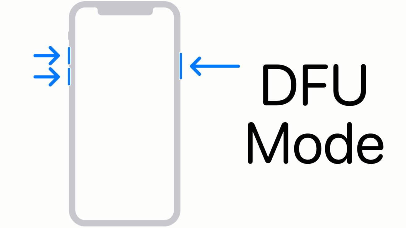 Инструкции DFU для iPhone X или новее
