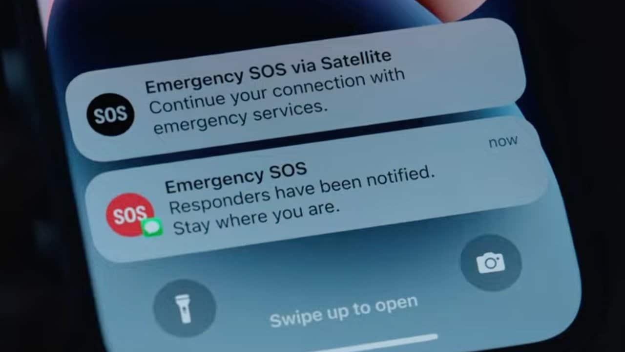 Туристы спасены с помощью экстренного вызова SOS через iPhone через спутник