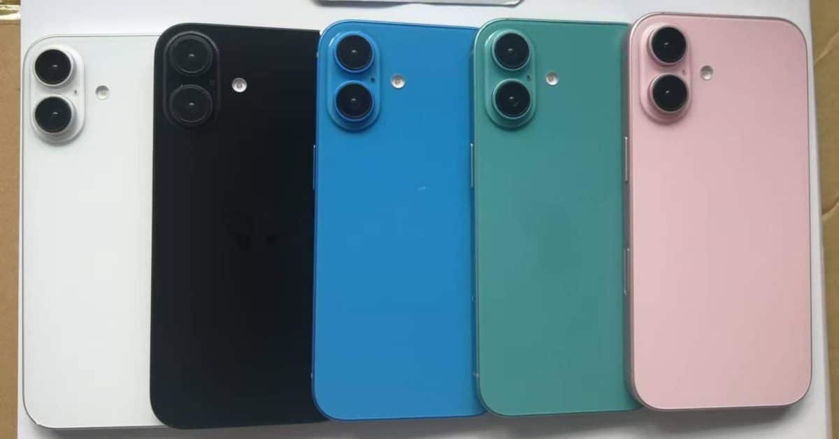 Цвета iPhone 16 и обновленный выступ камеры показаны на новом изображении