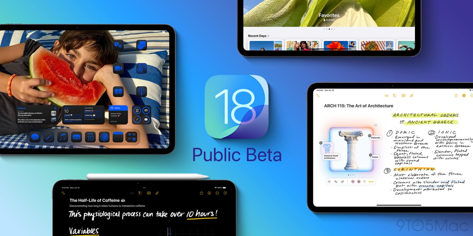 iPadOS 18 Публичная бета-версия