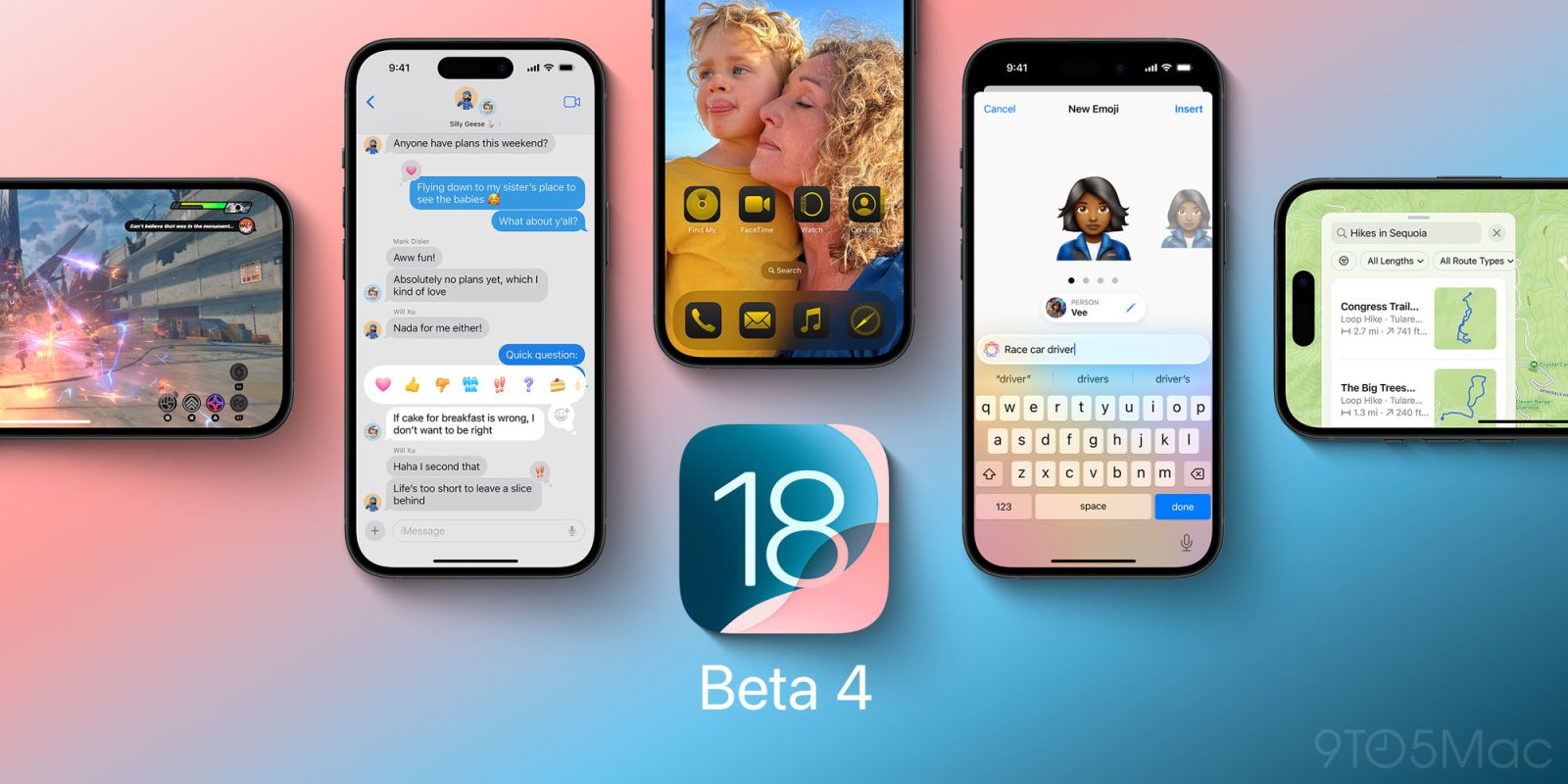 iOS 18 бета 4