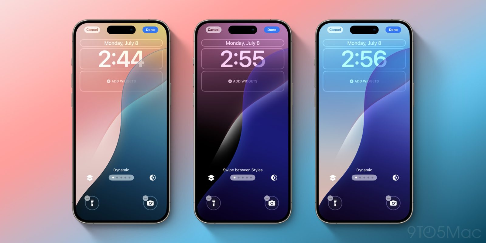 Динамические обои iOS 18
